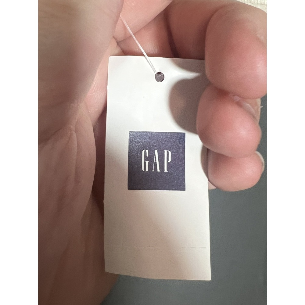 GAP Women's Cream Short‎ Sleeve Sweatshirt Dress Size S NWT - Picture 2 of 6